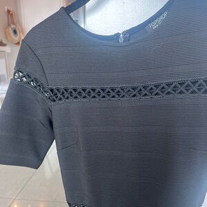 Topshop Elegant Black Dress